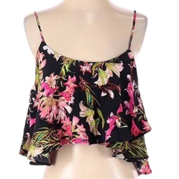 Lovers + Friends Floral Crop Top - Picture 2 of 5